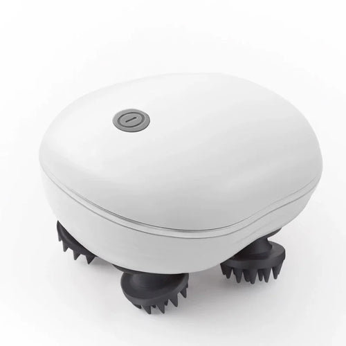 Electric Cat Massager Cat and Dog Massage Tool with Four Rotating Massage Heads Automatic Pet Head & Back Scratcher Pet Massager