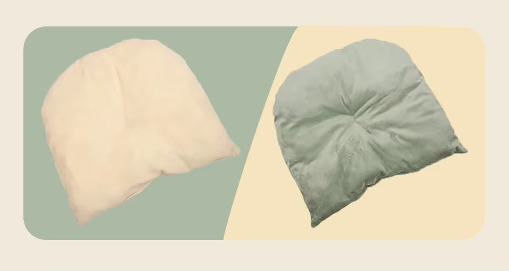 Katzenhöhlenbett „Deep Sleep“ – Faltbares Kuschelbett mit Ohren & abnehmbarem Kissen (S–L)